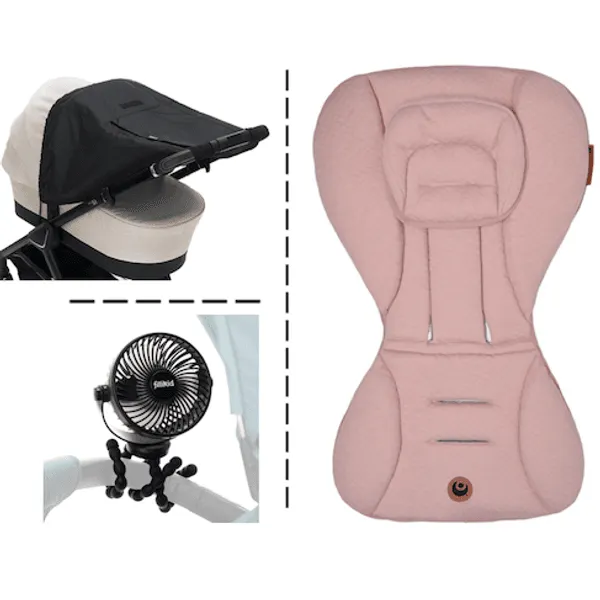 Sommer Pakke 3 Vogntilbehør Pink