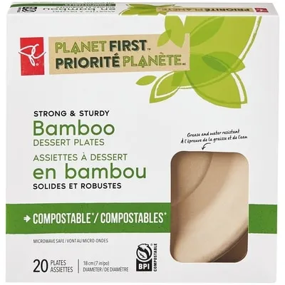 Planet First Bamboo Dessert Plates