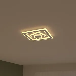 Plafoniera LED Kaoli bianco IP20 cct da bianco caldo a bianco freddo con regolazione di temperatura, 5300 lumen INSPIRE