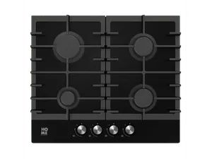 Home & Company - Encimera a Gas EN-2010 4Q 60cm | Negro