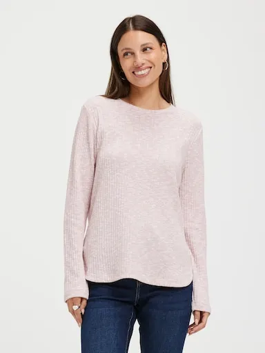 Just Jeans Eden Cosy Long Sleeve Rib Top