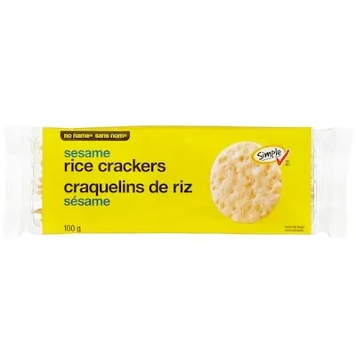 Sesame Rice Crackers