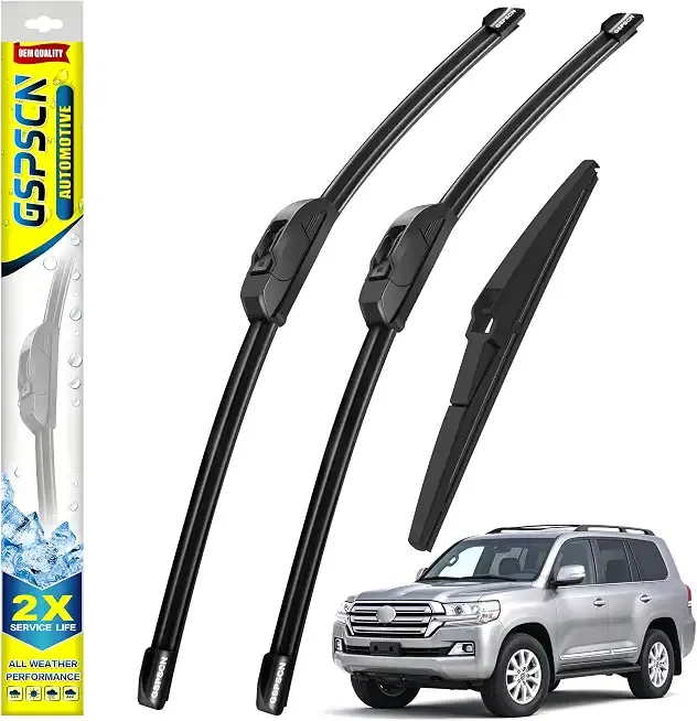 GSPSCN Windshield Wiper Blades for Toyota Land Cruiser 2008-2021 (3 Pack)
