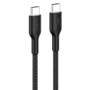 Cable Trenzado Belkin C A C 60W 2M Negro