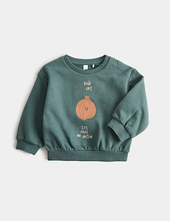Cotton Rich Onion Sweatshirt (0-5 Yrs)