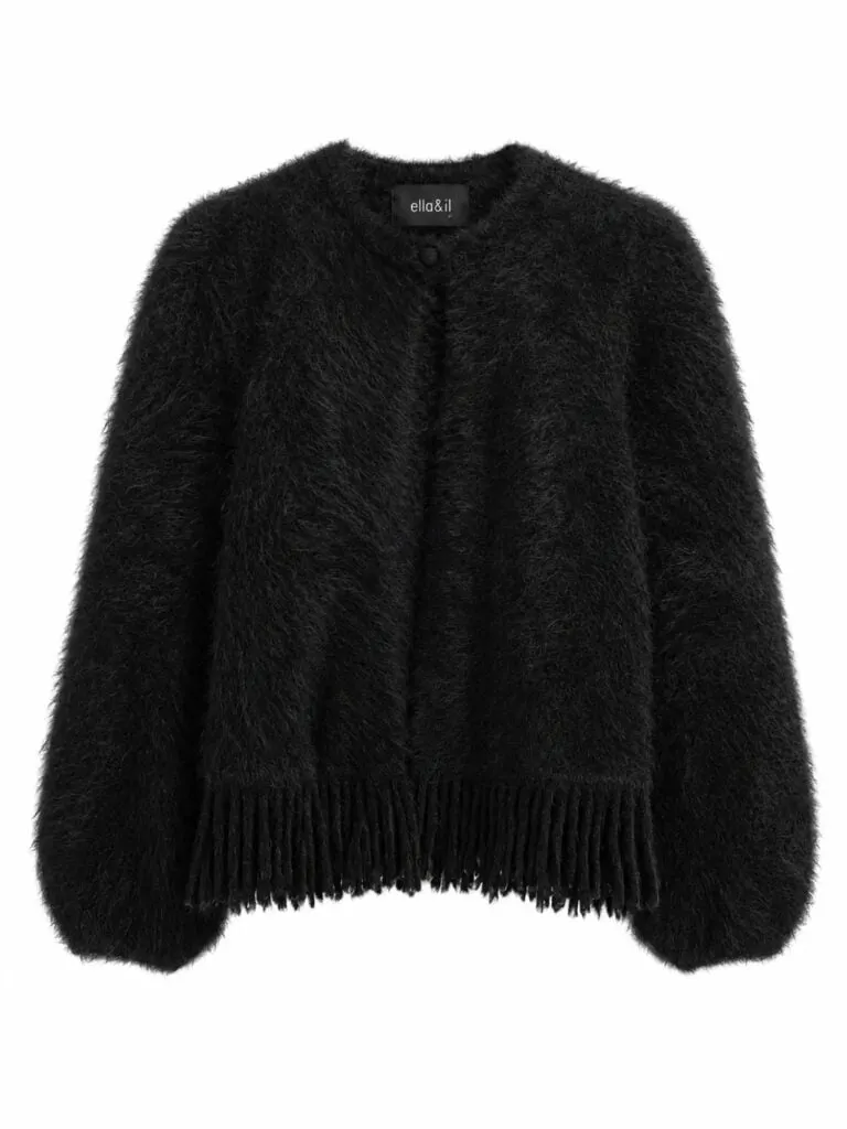 Anita Chunky Cardigan - Sort