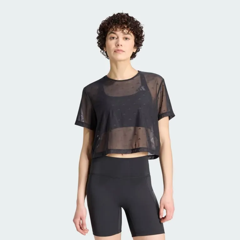 PrimeLift Essentials Workout Boxy Mesh T-Shirt