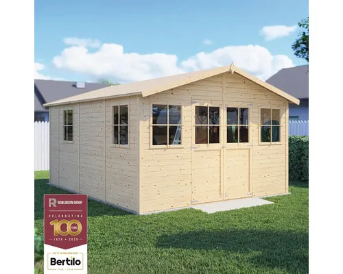 Zahradní domek Bertilo Workshop Carpenter 364x459 cm přírodní