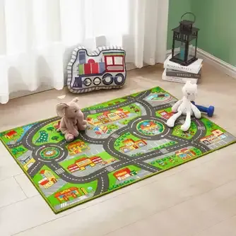 Galaxy Kids Circle Roads Playmat