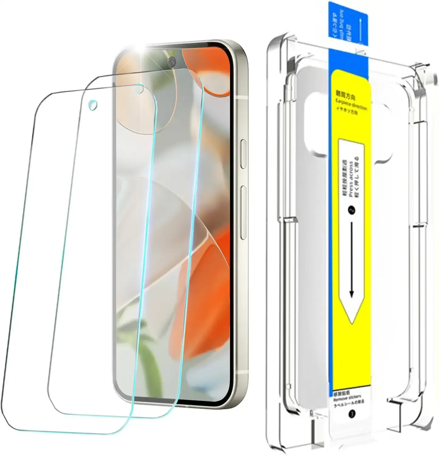 2 Pack for Google Pixel 10 Pro / Pixel 10 / Pixel 9 Pro / Pixel 9 Screen Protector, [9H Hardness] Tempered Glass, Auto Dust-Elimination, Bubble Free, HD Clear, Scratch Resistant, Easy Installation