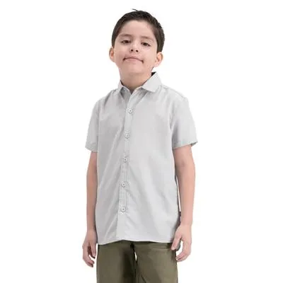 Camisa Hummo Niño Manga Corta Diseño Liso