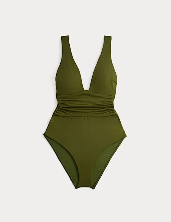 Tummy Control Deep Plunge Swimsuit