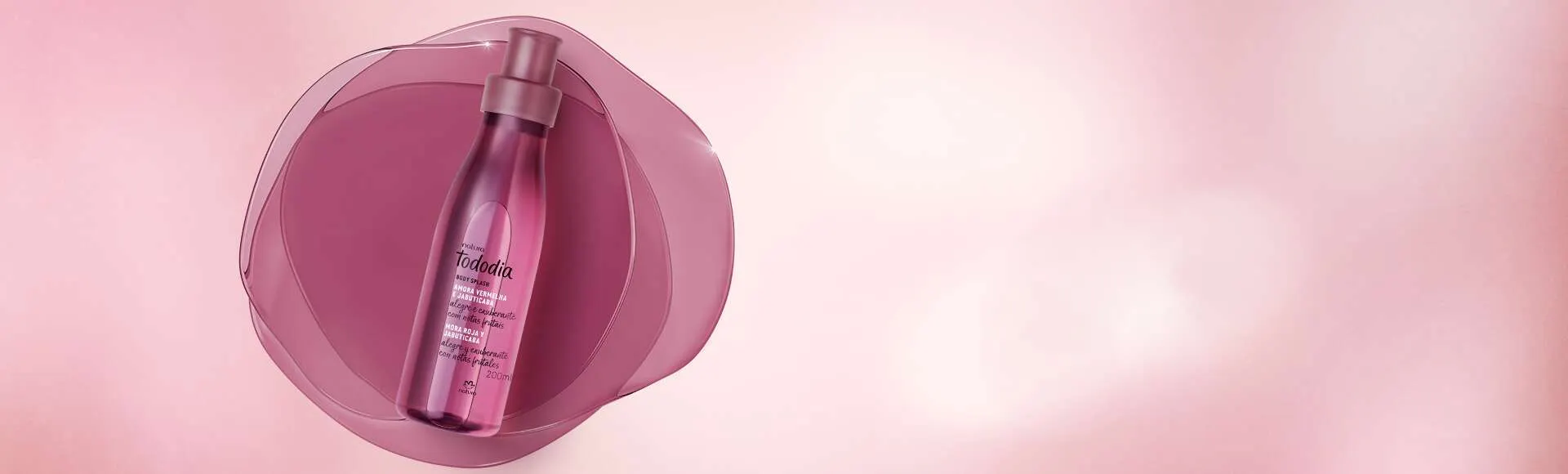 Body Splash Tododia Amora Vermelha e Jabuticaba 200 ml