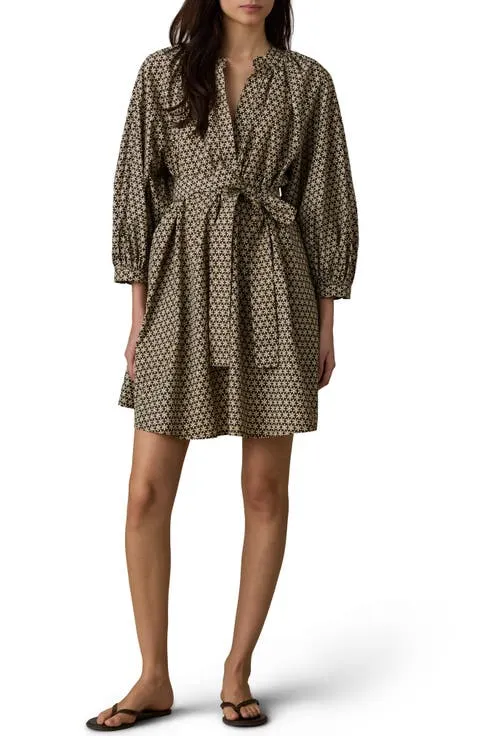 Kaia Coastal Organic Cotton Poplin Minidress