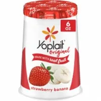 Yoplait Original Low Fat Strawberry Banana Yogurt Cup