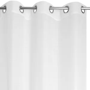 Visillo ollaos Cambria INSPIRE liso blanco de 200x280cm