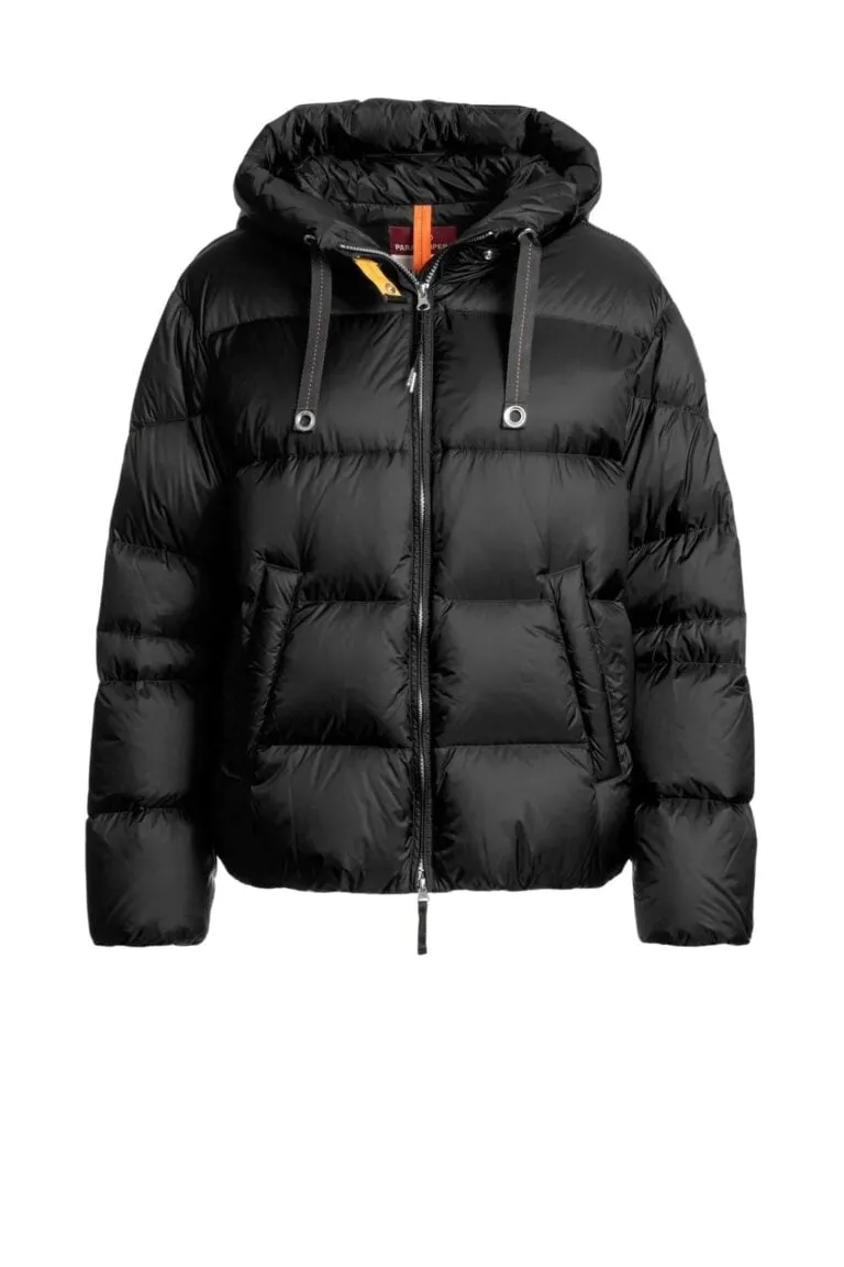 Tilly Hooded Down Jacket - Black