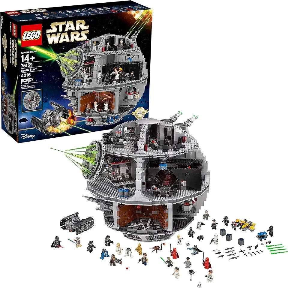 Star Wars Death Star 75159 Space Station Building Kit with Star Wars Minifigures for Kids and Adults (4016 Pieces)