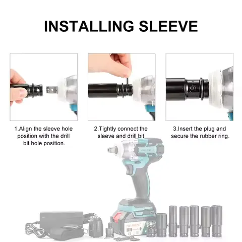 Brushless electric wrench lithium charging plate hand impact auto repair high torque rack tool sleeve wind cannon