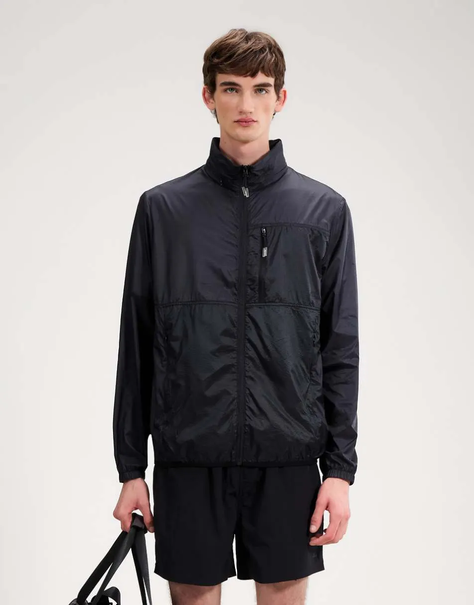 ellesse Berg windrunner in black