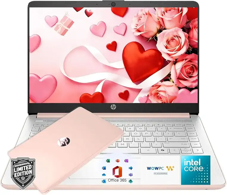 HP New Everyday Slim Laptop • Microsoft Office 365 Included • Intel N150, 128GB SSD • Long Battery Life • Copilot AI • Windows 11