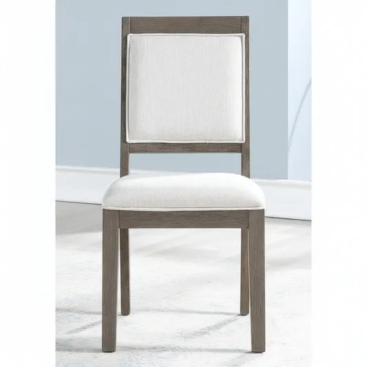 Molly Side Chair (1-Piece) By Steve Silver Company - Gray/White