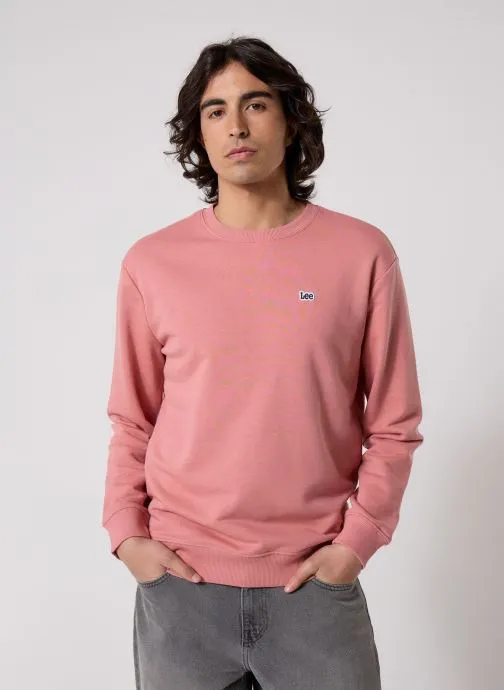 Sweatshirts Patch Crew Sws heren roze