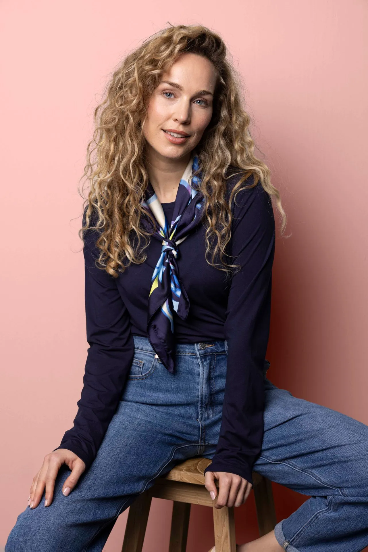 Maya shirt donkerblauw