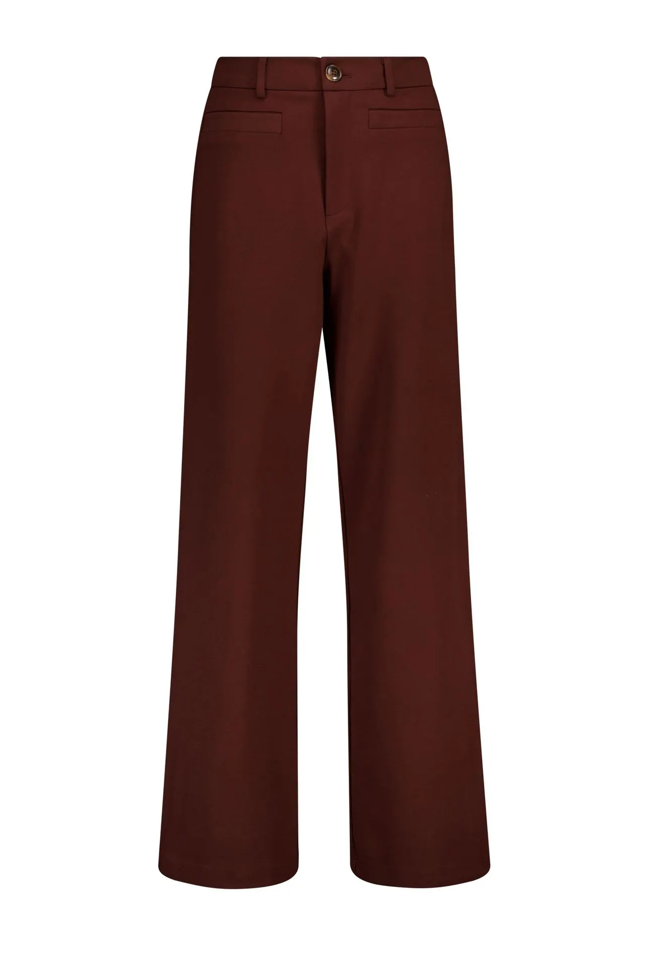Wide fit pantalon | Bruin | L32