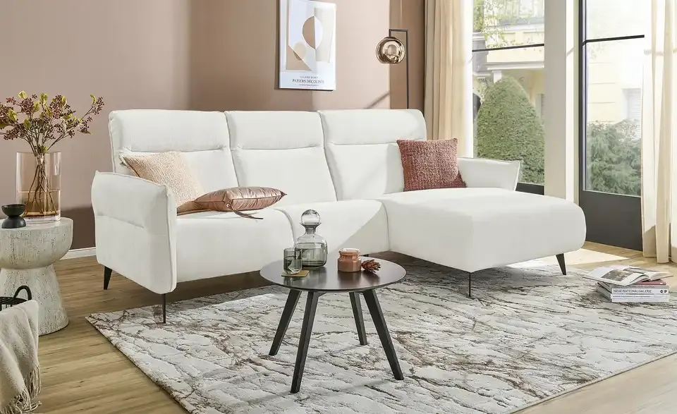 switch Ecksofa Stelvio BHL 286|103|160 cm, Mikrofaser in Velours-Optik