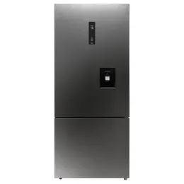 Kogan 412L Bottom Mount Fridge with Water Dispenser (Dark Stainless Steel)