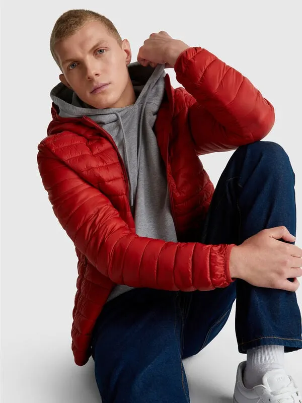 Regular fit puffer jacket