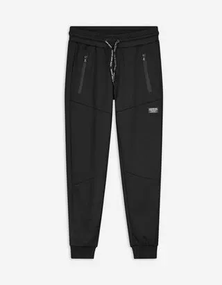 Pantaloni da jogging - Piqué - nero