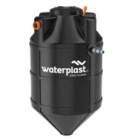 Biodigestor autolimpiante. 1100 l negro
