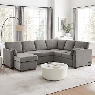Coddle Luke Sleeper Sectional with Reversible Chaise and Storage