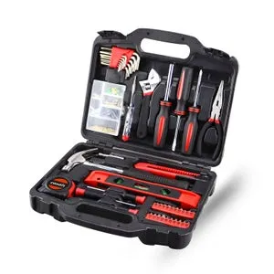 Set di attrezzi CASALS HH145 PRO con 145 pezzi, resistente. Avvitare, tenere, fissare, tagliare e misurare.