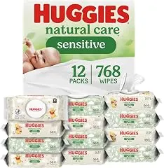 Huggies Natural Care Sensitive Baby Wipes…