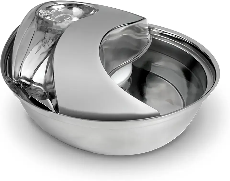 Pioneer Pet Stainless Steel Fountain Raindrop Design , 60oz