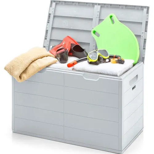 Baúl organizador Rimax Barú 200 lt gris hielo