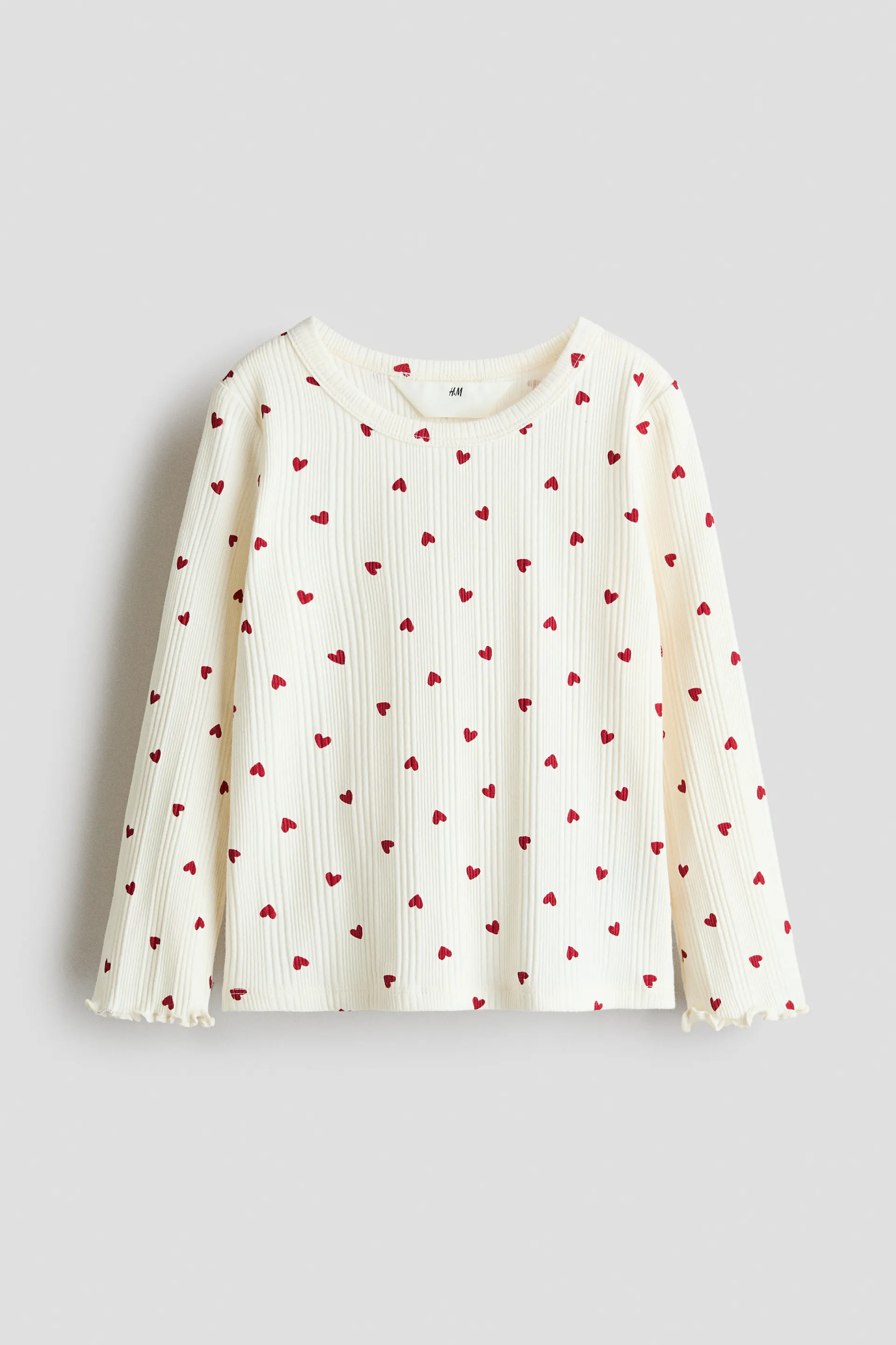 Top en punto acanalado