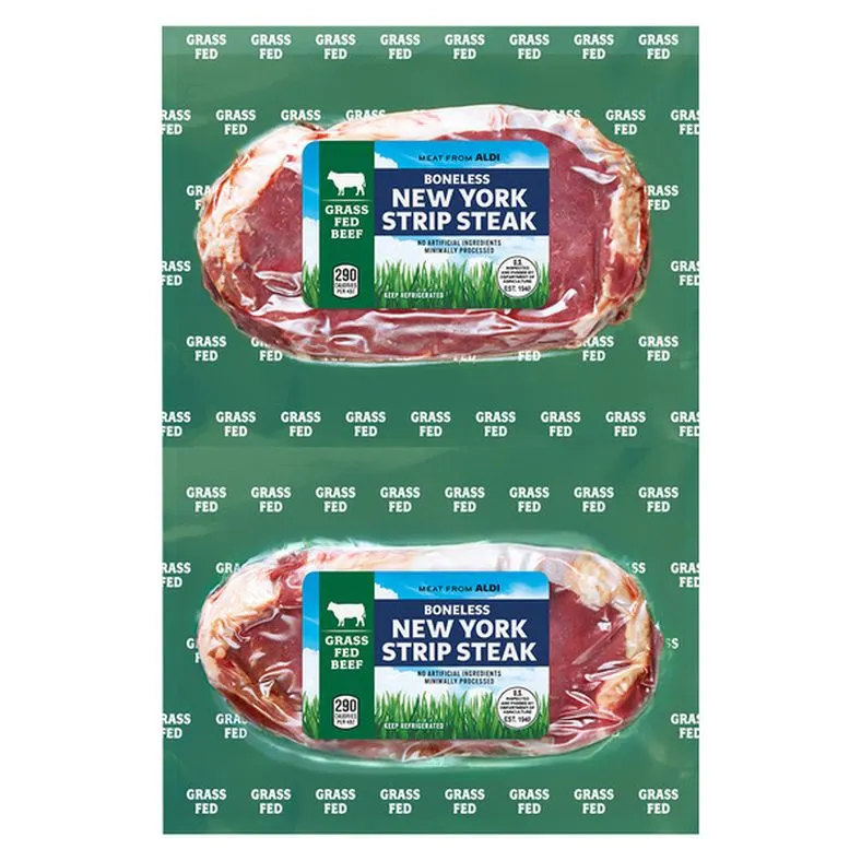 Grass Fed New York Strip Steaks