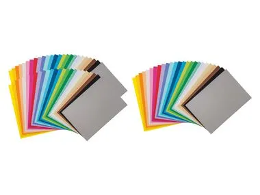 Bloque de papel / cartulina de colores