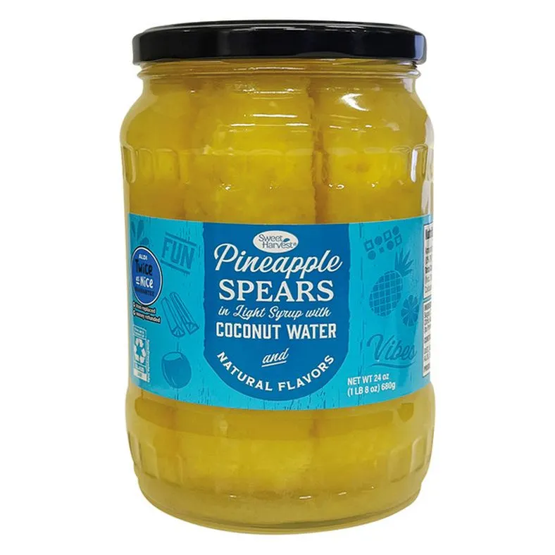 Sweet Harvest Pineapple Spears in Coconut Water