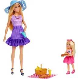 Barbie: Malibu Family & Friends Picnic-Themed - Playset