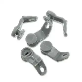 Urban Zap Track Curtain Rod Glides Silver