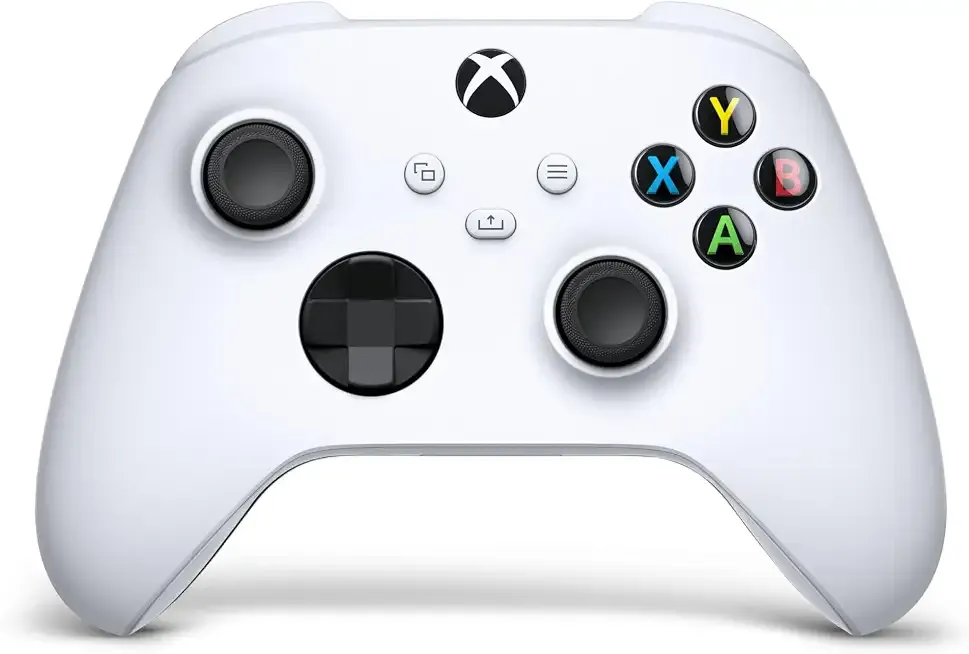 XBOX Wireless Gaming Controller | Robot White | Console, PC, & Cloud Devices | Textured Grip | Wireless, Bluetooth, USB-C Connectivity