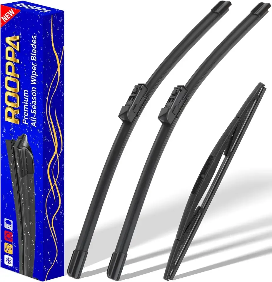 3 Wipers Fits Subaru Forester 2019-2026 Wiper Blades | 26"/17" Front + 14" Rear,Top Lock Adapter,OEM Replacement,All-Season Durability,Quiet,Streak-Free & Easy Install.