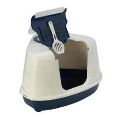 Kattenbak Flip Corner Blauw