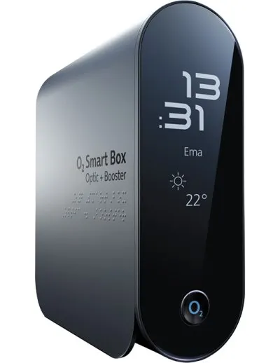 O2 Smart Box Booster, černá