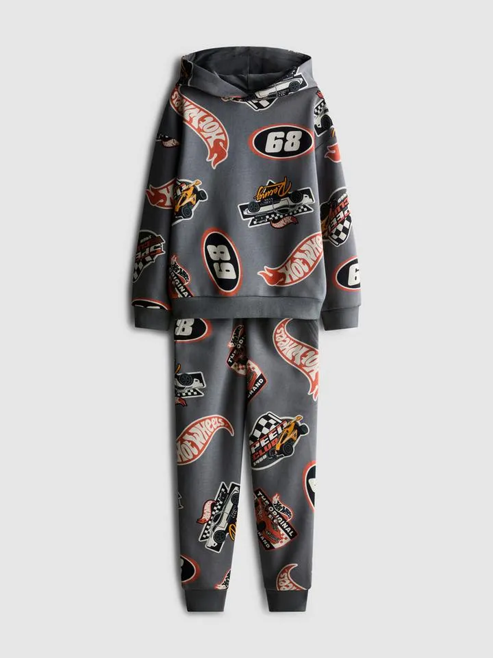 2–8 ans | Sweat à capuche et bas de jogging Hot Wheels